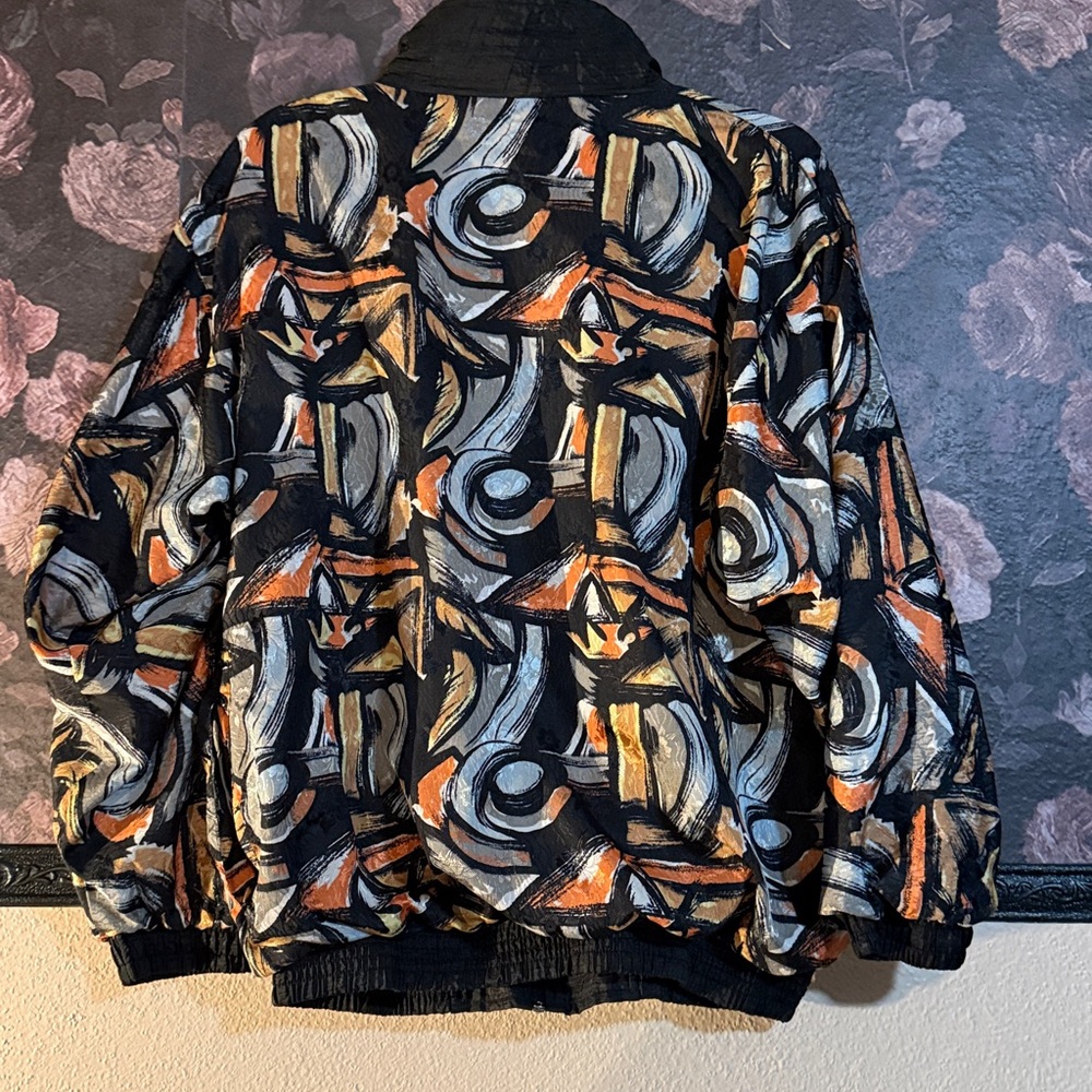 Vintage Abstract Patterned Jacket - image 2